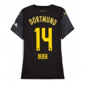 Maillot de football Réplique Borussia Dortmund Maximilian Beier #14 Extérieur Femme 2024-25 Manche Courte