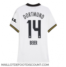 Maillot de football Réplique Borussia Dortmund Maximilian Beier #14 Troisième Femme 2024-25 Manche Courte