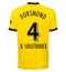 Maillot de football Réplique Borussia Dortmund Nico Schlotterbeck #4 Domicile 2023-24 Manche Courte