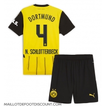 Maillot de football Réplique Borussia Dortmund Nico Schlotterbeck #4 Domicile Enfant 2024-25 Manche Courte (+ Pantalon court)