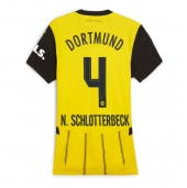 Maillot de football Réplique Borussia Dortmund Nico Schlotterbeck #4 Domicile Femme 2024-25 Manche Courte