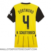 Maillot de football Réplique Borussia Dortmund Nico Schlotterbeck #4 Domicile Femme 2024-25 Manche Courte