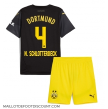 Maillot de football Réplique Borussia Dortmund Nico Schlotterbeck #4 Extérieur Enfant 2024-25 Manche Courte (+ Pantalon court)