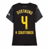 Maillot de football Réplique Borussia Dortmund Nico Schlotterbeck #4 Extérieur Femme 2024-25 Manche Courte