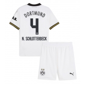 Maillot de football Réplique Borussia Dortmund Nico Schlotterbeck #4 Troisième Enfant 2024-25 Manche Courte (+ Pantalon court)