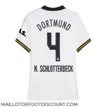 Maillot de football Réplique Borussia Dortmund Nico Schlotterbeck #4 Troisième Femme 2024-25 Manche Courte