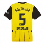 Maillot de football Réplique Borussia Dortmund Ramy Bensebaini #5 Domicile 2024-25 Manche Courte