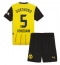 Maillot de football Réplique Borussia Dortmund Ramy Bensebaini #5 Domicile Enfant 2024-25 Manche Courte (+ Pantalon court)