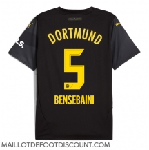 Maillot de football Réplique Borussia Dortmund Ramy Bensebaini #5 Extérieur 2024-25 Manche Courte