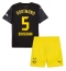 Maillot de football Réplique Borussia Dortmund Ramy Bensebaini #5 Extérieur Enfant 2024-25 Manche Courte (+ Pantalon court)