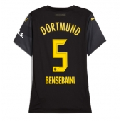 Maillot de football Réplique Borussia Dortmund Ramy Bensebaini #5 Extérieur Femme 2024-25 Manche Courte