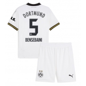 Maillot de football Réplique Borussia Dortmund Ramy Bensebaini #5 Troisième Enfant 2024-25 Manche Courte (+ Pantalon court)