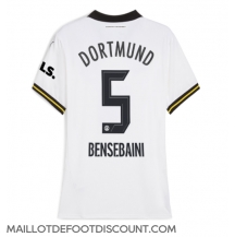 Maillot de football Réplique Borussia Dortmund Ramy Bensebaini #5 Troisième Femme 2024-25 Manche Courte