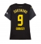 Maillot de football Réplique Borussia Dortmund Serhou Guirassy #9 Extérieur Femme 2024-25 Manche Courte