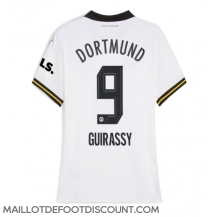 Maillot de football Réplique Borussia Dortmund Serhou Guirassy #9 Troisième Femme 2024-25 Manche Courte