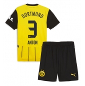 Maillot de football Réplique Borussia Dortmund Waldemar Anton #3 Domicile Enfant 2024-25 Manche Courte (+ Pantalon court)