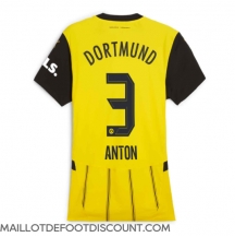 Maillot de football Réplique Borussia Dortmund Waldemar Anton #3 Domicile Femme 2024-25 Manche Courte