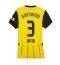 Maillot de football Réplique Borussia Dortmund Waldemar Anton #3 Domicile Femme 2024-25 Manche Courte