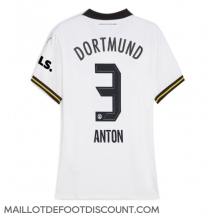 Maillot de football Réplique Borussia Dortmund Waldemar Anton #3 Troisième Femme 2024-25 Manche Courte