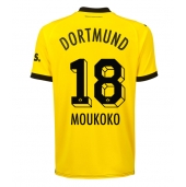 Maillot de football Réplique Borussia Dortmund Youssoufa Moukoko #18 Domicile 2023-24 Manche Courte