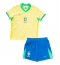 Maillot de football Réplique Brésil Domicile Enfant Copa America 2024 Manche Courte (+ Pantalon court)