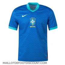 Maillot de football Réplique Brésil Extérieur Copa America 2024 Manche Courte