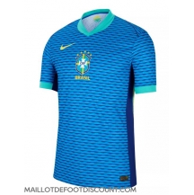 Maillot de football Réplique Brésil Extérieur Femme Copa America 2024 Manche Courte