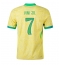 Maillot de football Réplique Brésil Vinicius Junior #7 Domicile Copa America 2024 Manche Courte