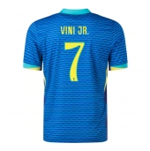 Maillot de football Réplique Brésil Vinicius Junior #7 Extérieur Copa America 2024 Manche Courte