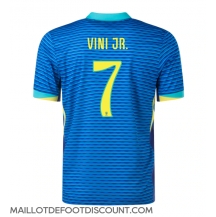 Maillot de football Réplique Brésil Vinicius Junior #7 Extérieur Copa America 2024 Manche Courte