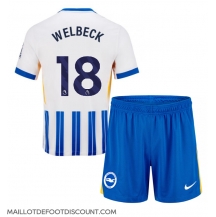 Maillot de football Réplique Brighton Danny Welbeck #18 Domicile Enfant 2024-25 Manche Courte (+ Pantalon court)