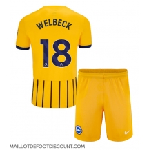 Maillot de football Réplique Brighton Danny Welbeck #18 Extérieur Enfant 2024-25 Manche Courte (+ Pantalon court)