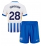 Maillot de football Réplique Brighton Evan Ferguson #28 Domicile Enfant 2024-25 Manche Courte (+ Pantalon court)