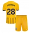 Maillot de football Réplique Brighton Evan Ferguson #28 Extérieur Enfant 2024-25 Manche Courte (+ Pantalon court)