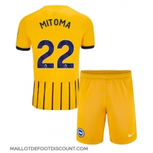 Maillot de football Réplique Brighton Kaoru Mitoma #22 Extérieur Enfant 2024-25 Manche Courte (+ Pantalon court)