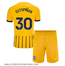 Maillot de football Réplique Brighton Pervis Estupinan #30 Extérieur Enfant 2024-25 Manche Courte (+ Pantalon court)