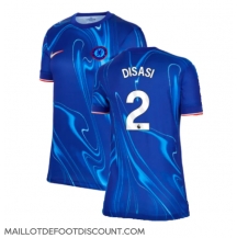 Maillot de football Réplique Chelsea Axel Disasi #2 Domicile Femme 2024-25 Manche Courte