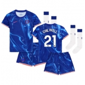 Maillot de football Réplique Chelsea Ben Chilwell #21 Domicile Enfant 2024-25 Manche Courte (+ Pantalon court)