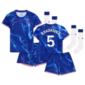 Maillot de football Réplique Chelsea Benoit Badiashile #5 Domicile Enfant 2024-25 Manche Courte (+ Pantalon court)