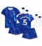 Maillot de football Réplique Chelsea Benoit Badiashile #5 Domicile Enfant 2024-25 Manche Courte (+ Pantalon court)