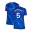 Maillot de football Réplique Chelsea Benoit Badiashile #5 Domicile Femme 2024-25 Manche Courte