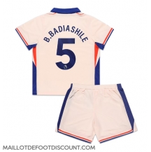 Maillot de football Réplique Chelsea Benoit Badiashile #5 Extérieur Enfant 2024-25 Manche Courte (+ Pantalon court)