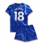 Maillot de football Réplique Chelsea Christopher Nkunku #18 Domicile Enfant 2024-25 Manche Courte (+ Pantalon court)