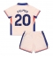 Maillot de football Réplique Chelsea Cole Palmer #20 Extérieur Enfant 2024-25 Manche Courte (+ Pantalon court)