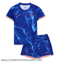 Maillot de football Réplique Chelsea Domicile Enfant 2024-25 Manche Courte (+ Pantalon court)