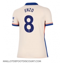 Maillot de football Réplique Chelsea Enzo Fernandez #8 Extérieur Femme 2024-25 Manche Courte