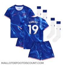 Maillot de football Réplique Chelsea Jadon Sancho #19 Domicile Enfant 2024-25 Manche Courte (+ Pantalon court)