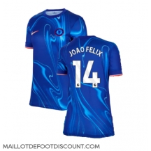 Maillot de football Réplique Chelsea Joao Felix #14 Domicile Femme 2024-25 Manche Courte