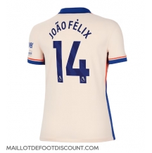 Maillot de football Réplique Chelsea Joao Felix #14 Extérieur Femme 2024-25 Manche Courte