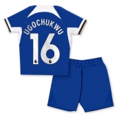 Maillot de football Réplique Chelsea Lesley Ugochukwu #16 Domicile Enfant 2023-24 Manche Courte (+ Pantalon court)